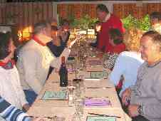 Diner a l'auberge de Grosbois