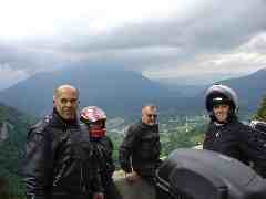 Marc, Andre, Bernard, Francine - monte du Col de la Ramaz